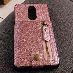 Lg stylo 5 case with card holder